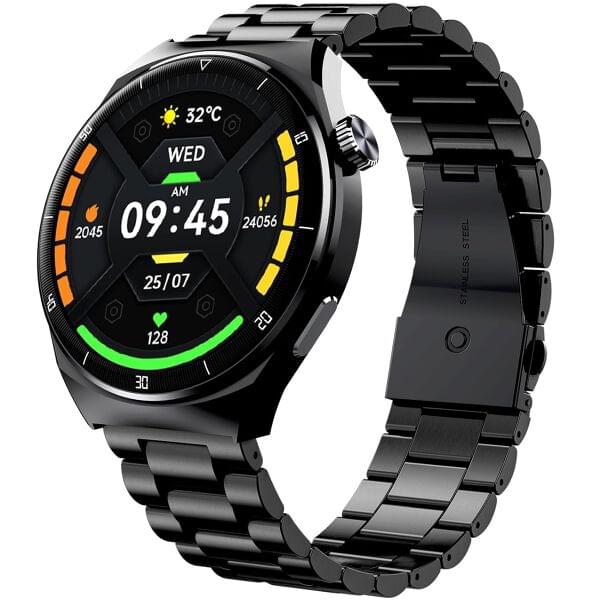 beatXP Vega X Smart Watch with 1.43" Super AMOLED Display, One-Tap Bluetooth Calling, Metal Body, Wireless Charging, Rotary Crown, 466 * 466px, 500 Nits Brightness