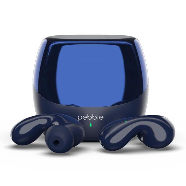 Pebble Wave Buds High Bass Clear Sound Quality, Passive Noise Cancellation, Voice Assistant, Premium Design, Type-C Charging, Splash Proof, Snug & Secure Fit, Fast Pairing