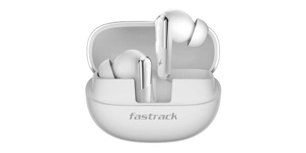 Fastrack Fpods FZ500 Pro |BT V5.4 |ANC Up to 30db|50 Hrs Play Time |ANC Quad mic ENC | Low Latency Gaming Mode - 40ms|10mm Bass Drivers|3C NitroFast Charge -200 Mins in 10 Mins |IPX4 Rating