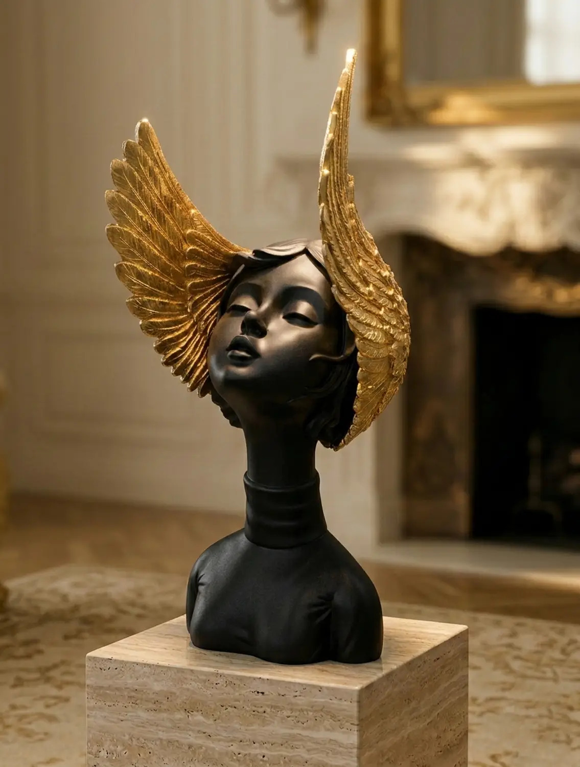 Winged Lady Statue