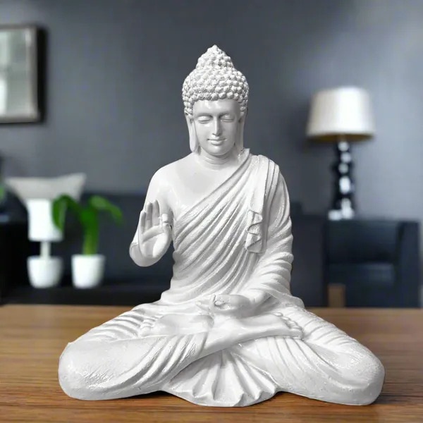 White Buddha Showpiece