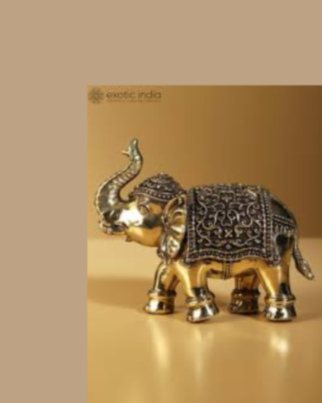 Brass Elephant Statue