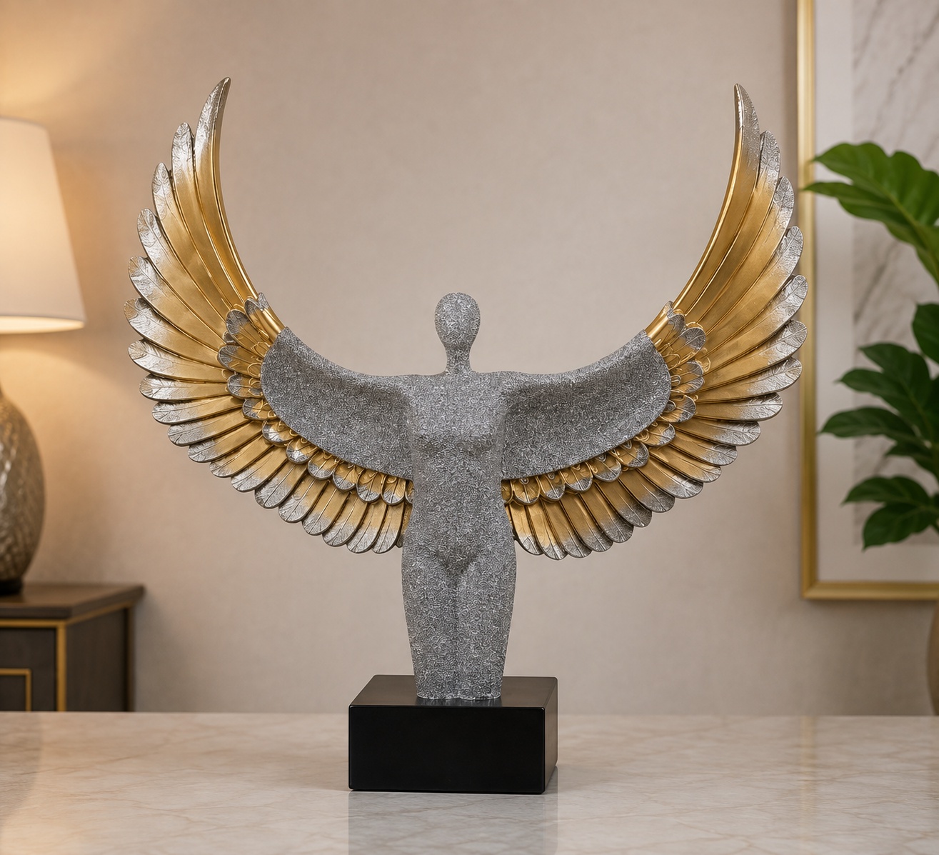 Winged Statue Showpiece