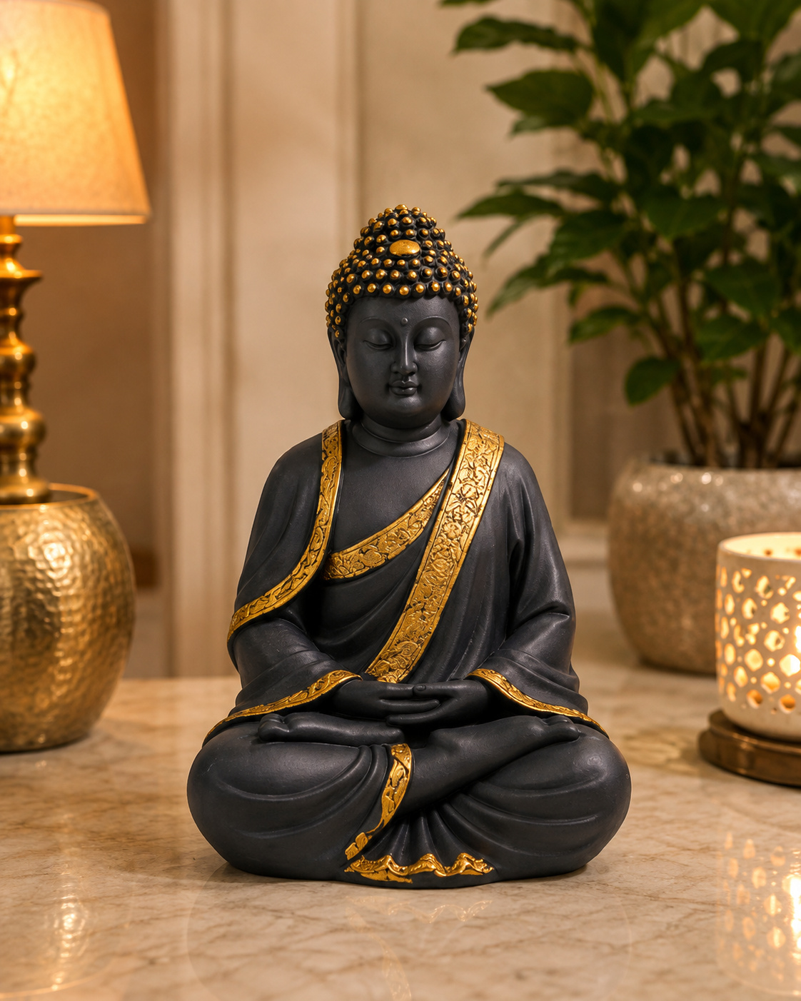 Black & Gold Small Buddha