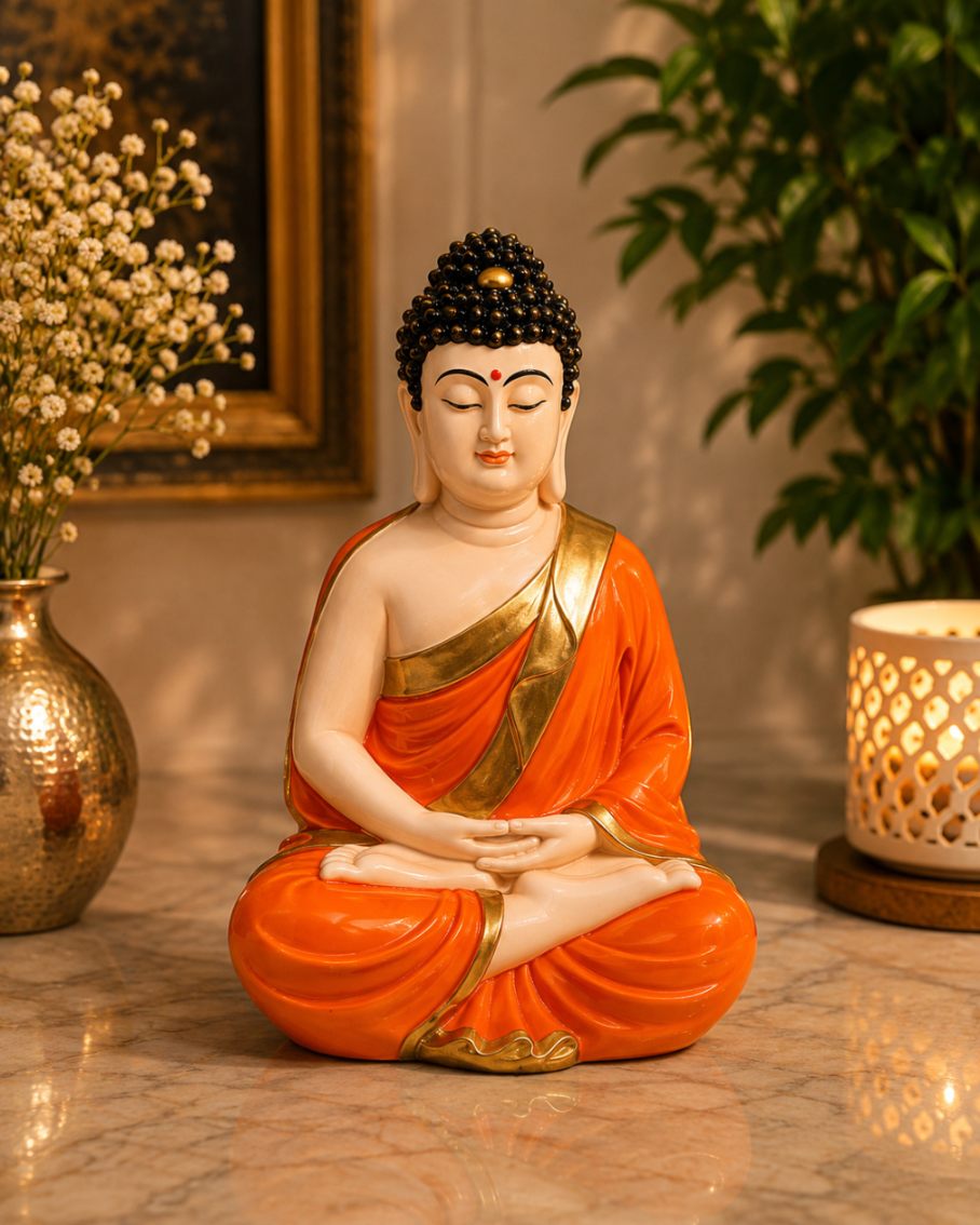 Orange & Gold Small Buddha