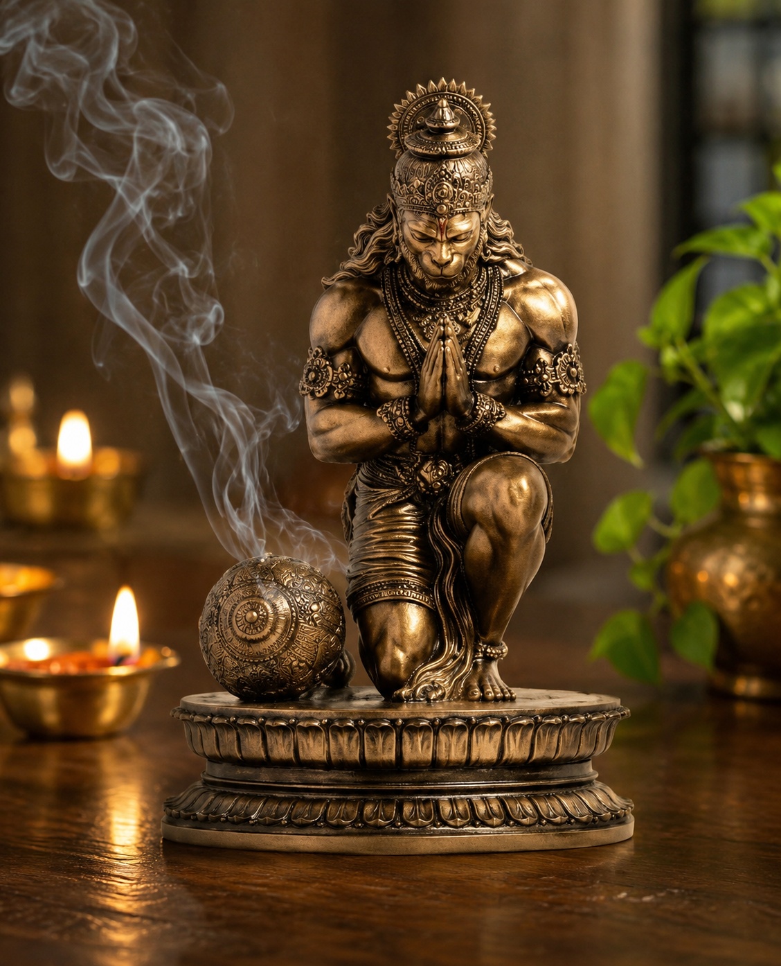 Lord Hanuman Blessed Divine Idol