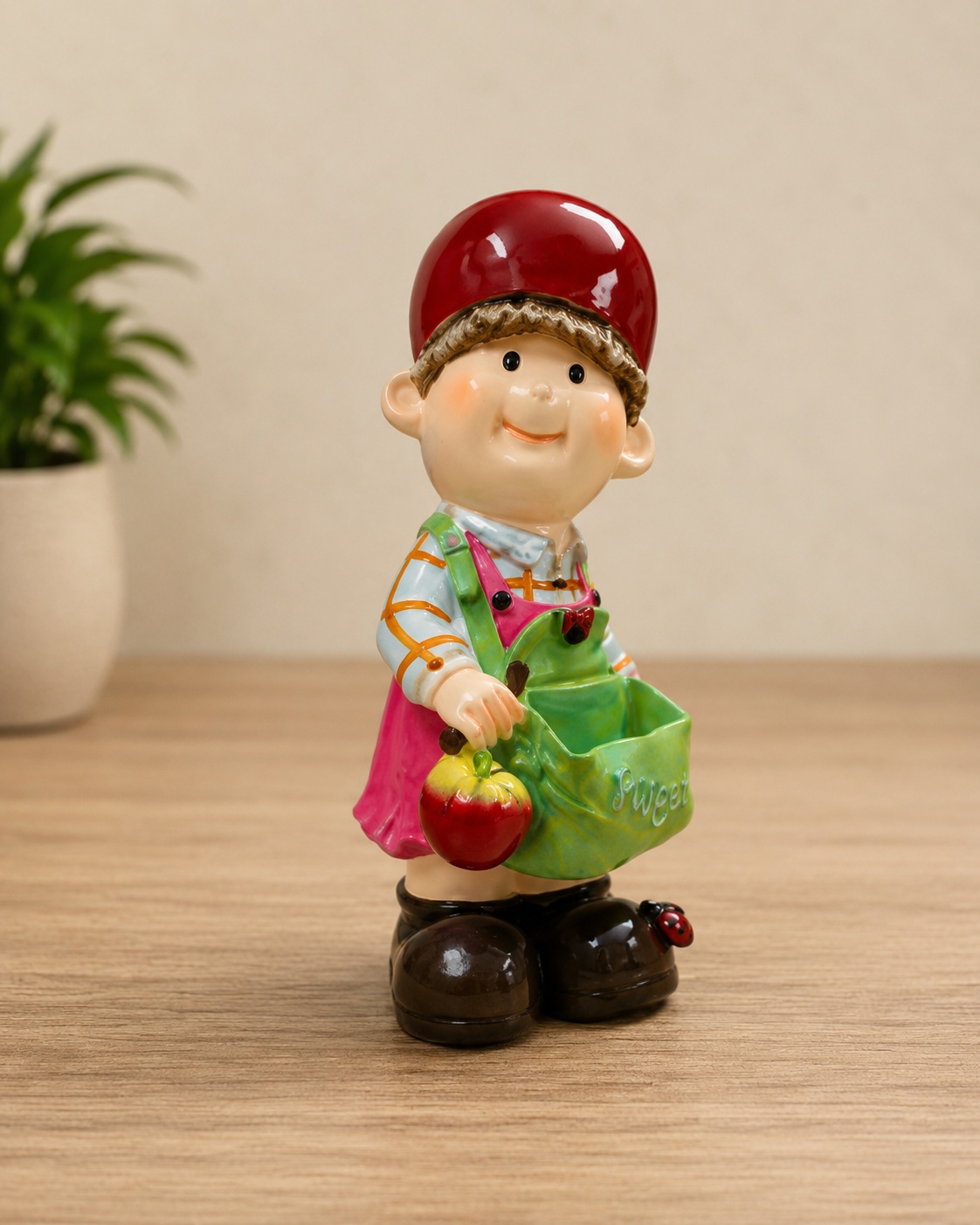 Resin Standing Girl Statue